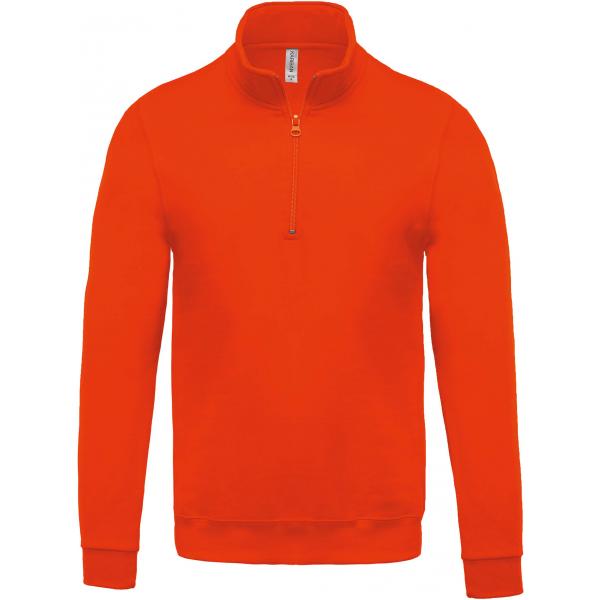 Sweater met ritshals K478C_Orange