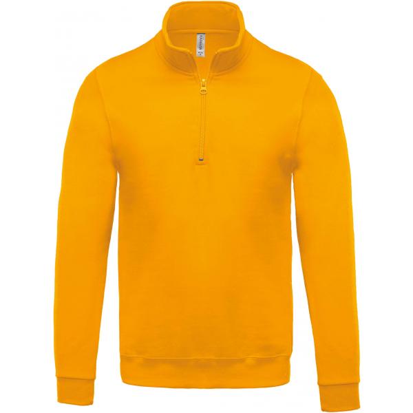 Sweater met ritshals K478C_Yellow