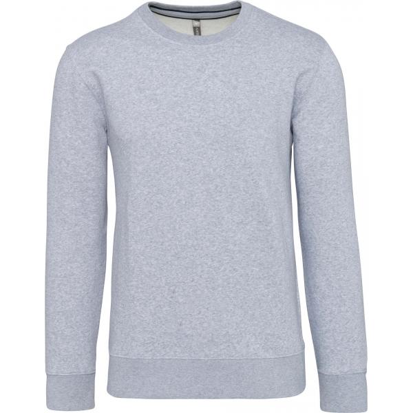 Sweater ronde hals K488_oxford grey