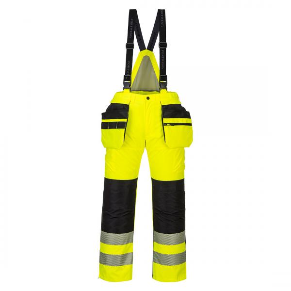 PW351 - PW3 Hi-Vis winterbroek geel/zwart