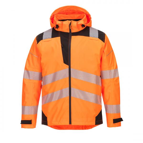 PW360 - PW3 Hi-Vis extreme Regenjack oranje/zwart