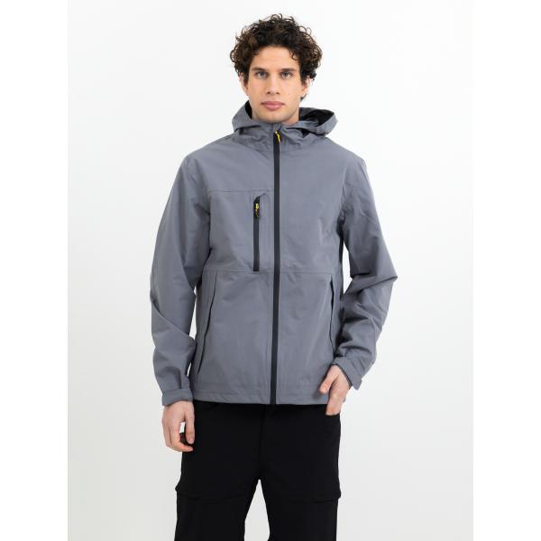 Hiker Shell Jas Heren staalgrijs