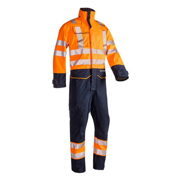 Aksdal Hi-Vis Oranje/Marineblauw (279)