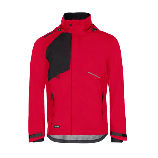 Synq Qloud stretch hardshell jas Rood/zwart
