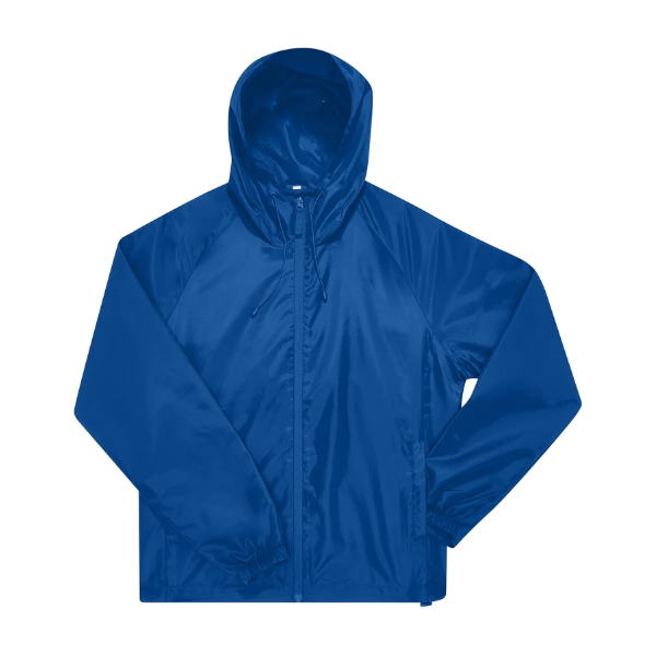 B&C #Reset Windbreaker royal blue