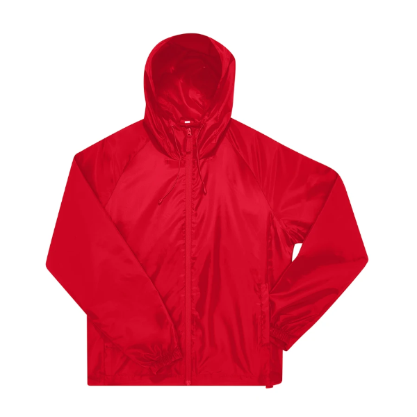 B&C #Reset Windbreaker rood